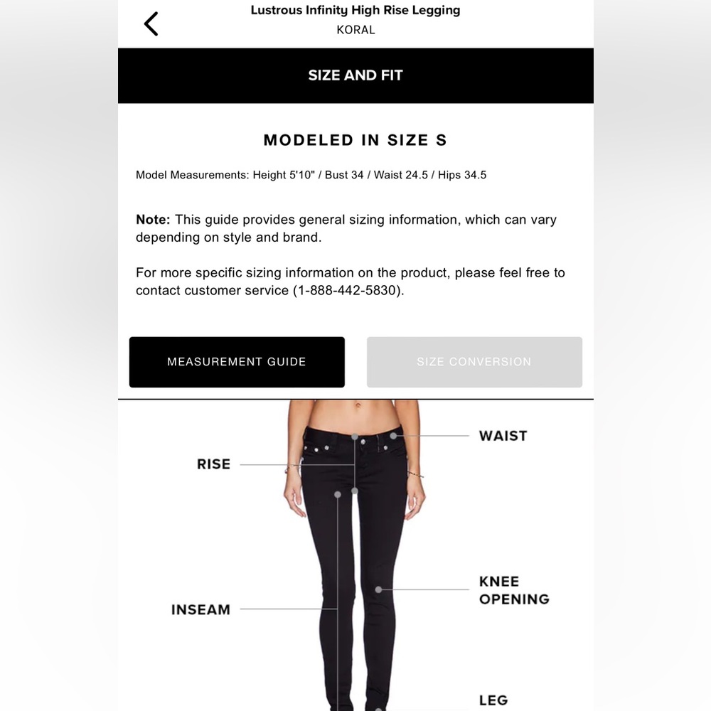 Koral high wasted reptile lustrous infinity legging - Picture 16 of 16
